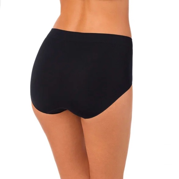 Midnight by Carole Hochman Black Seamless Briefs - 5 Pack XX-Large - Picture 2 of 5